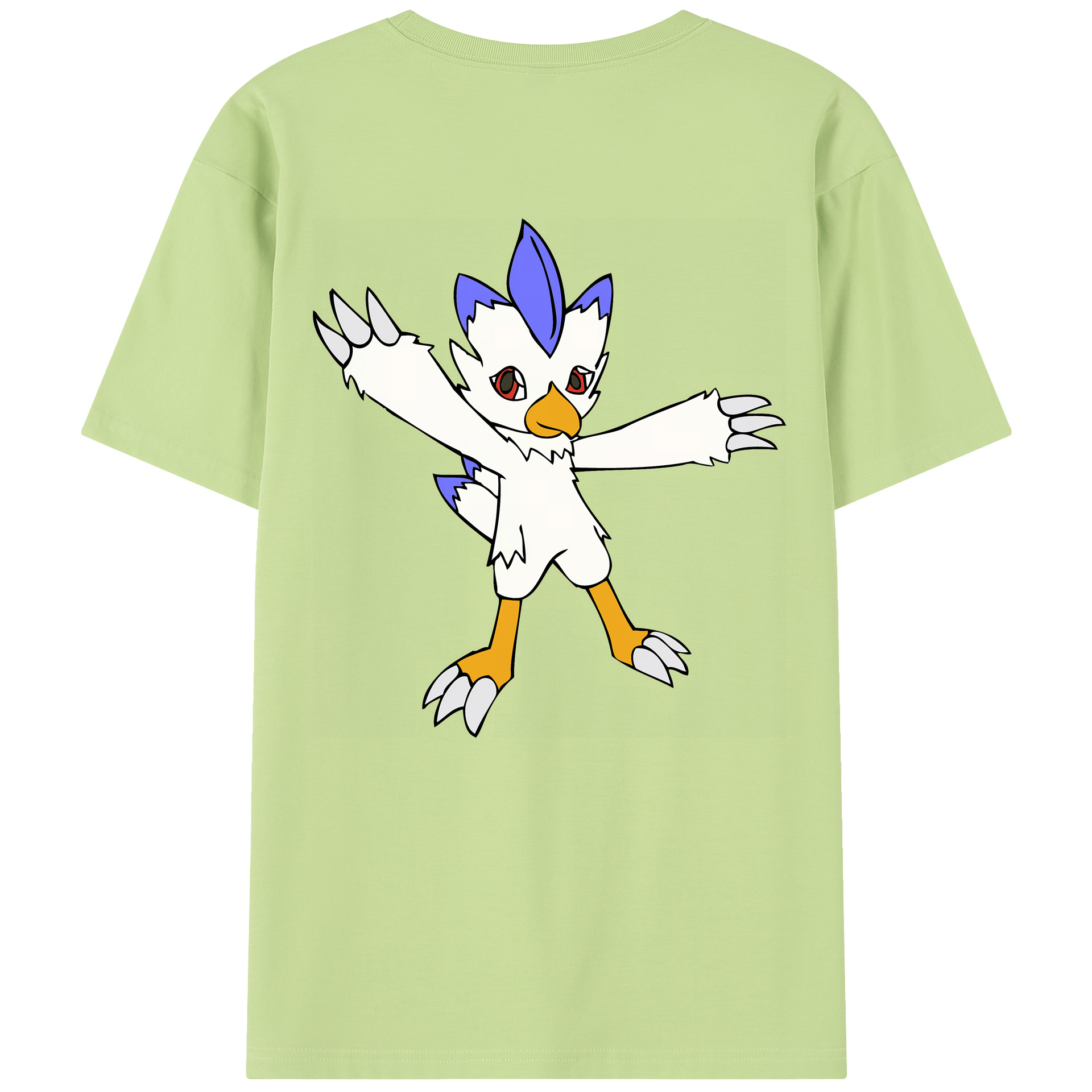 （画像用） Digimon デジタルモンスター/デジモン 綿100％半袖Tシャツ（背面プリント）